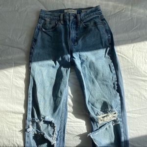 vintage icon ripped jeans